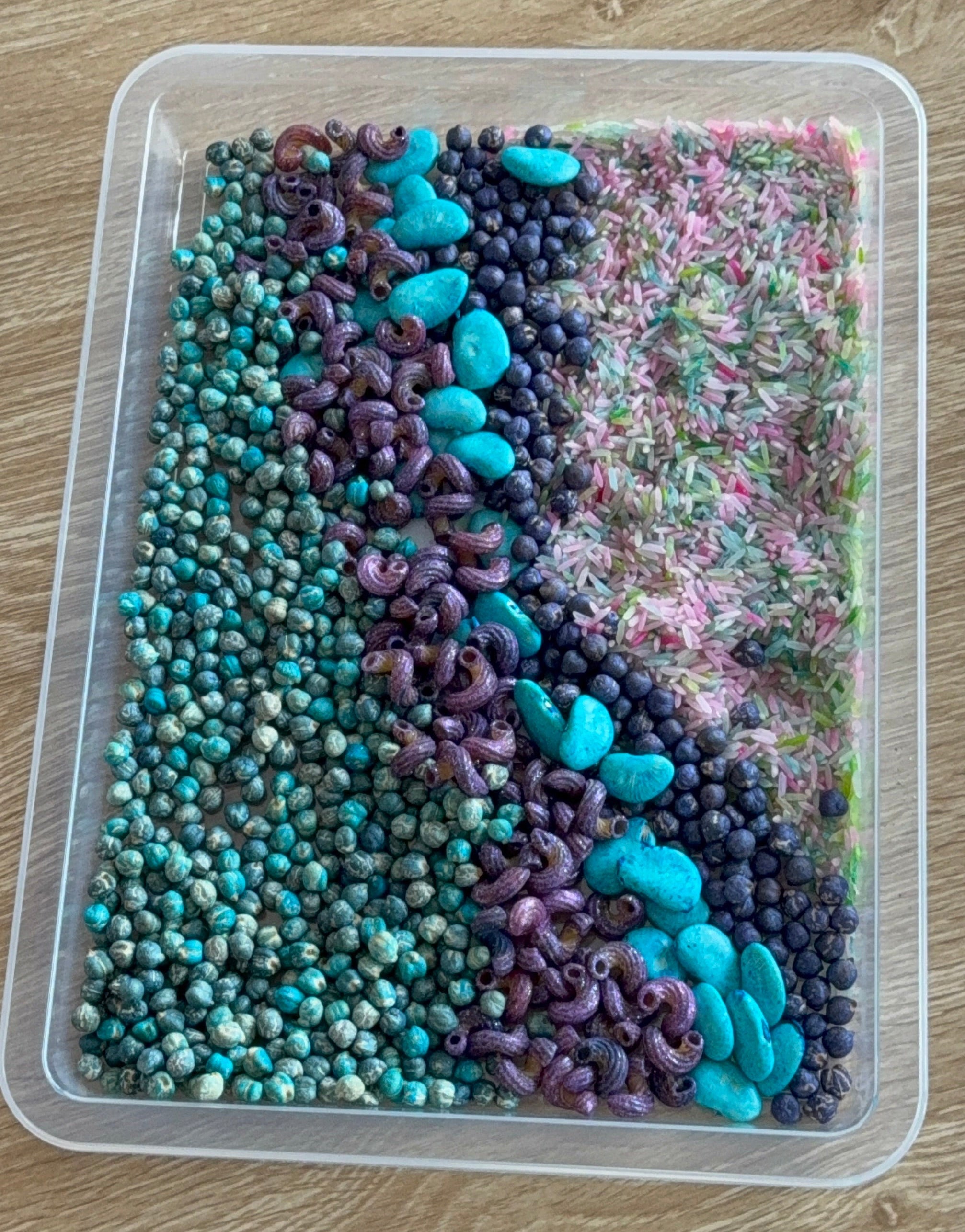 Large Sensory Jar with Small Tray